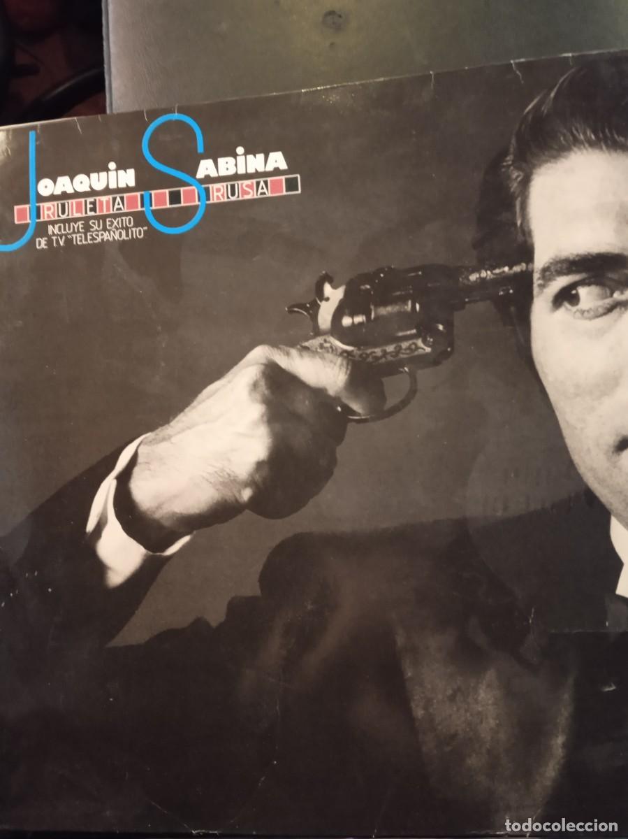 Discos de vinilo: JOAQU&Iacute;N SABINA- RULETA RUSA. LP - Foto 1