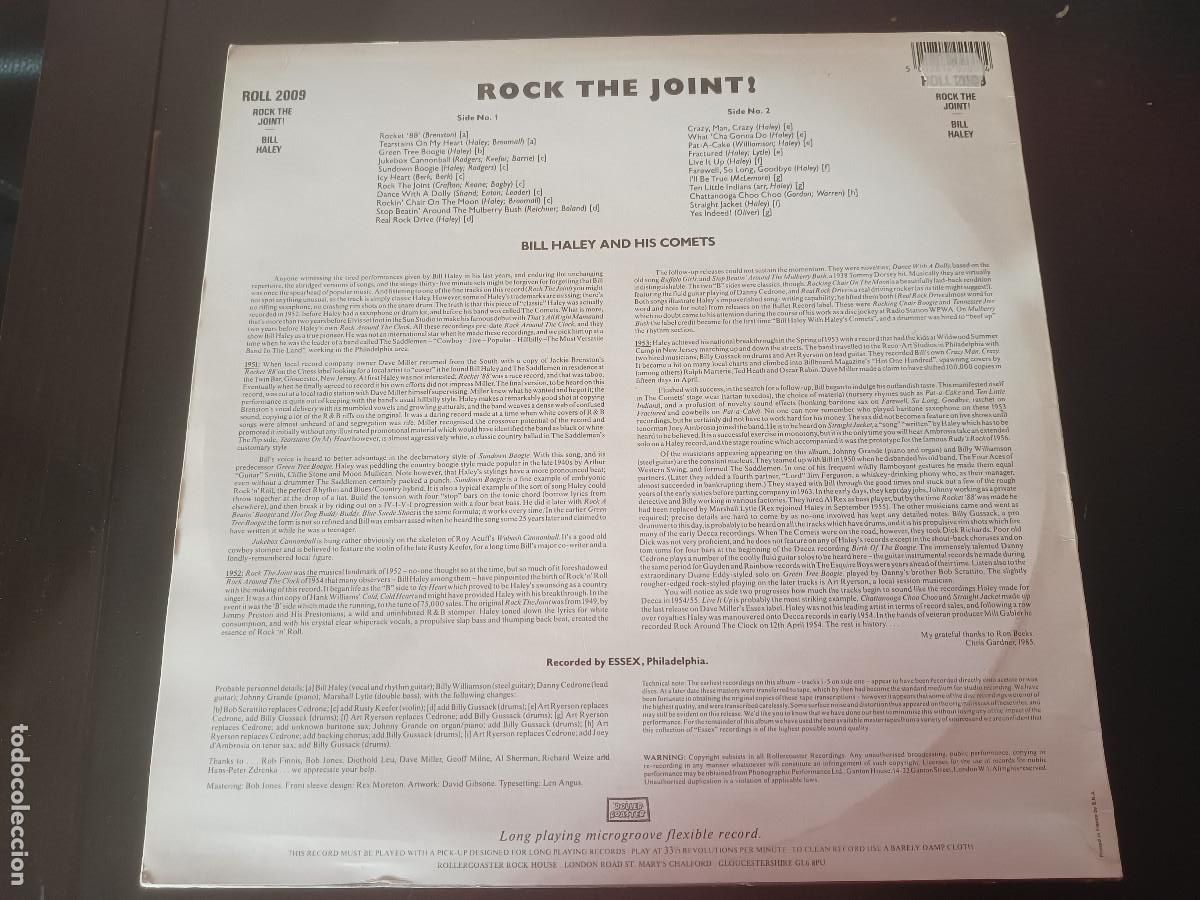 Discos de vinilo: Bill Haley and his comets- Rock The Joint! - Foto 2