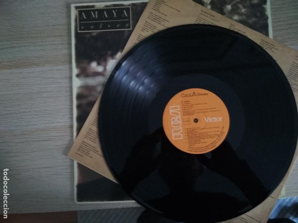 Discos de vinilo: Amaya &lrm;&ndash; Volver, 1986 - Foto 5