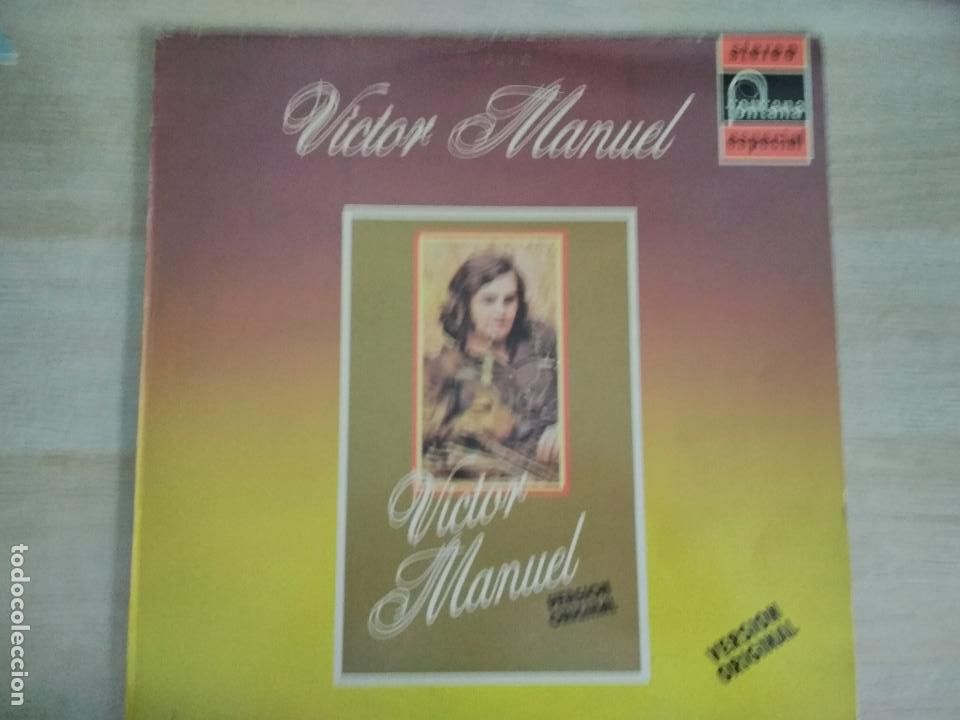 Discos de vinilo: V&iacute;ctor Manuel &lrm;&ndash; Victor Manuel 1983 - Foto 4