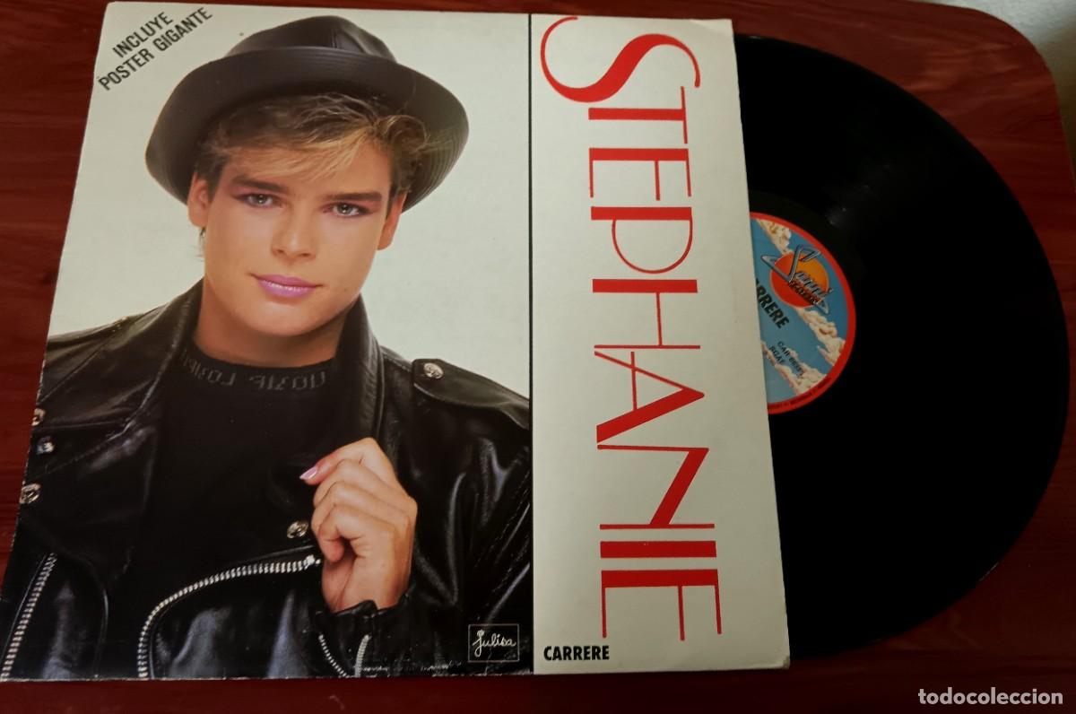 Discos de vinilo: LP STEPHANIE CARRERE INCLUYE P&Oacute;STER GIGANTE SANNI RECORDS A&Ntilde;O 1986