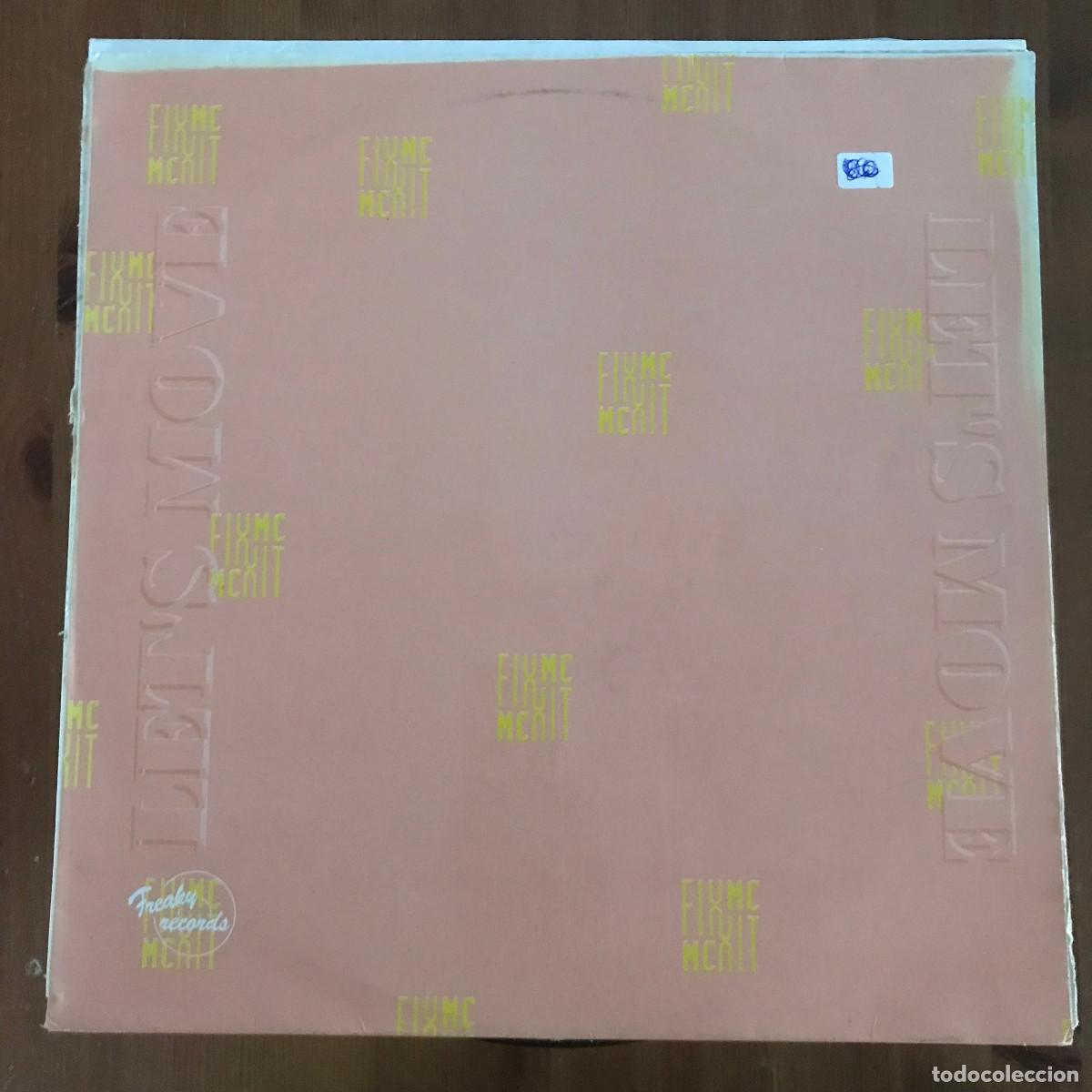 Discos de vinilo: MC FIXX IT - LETS MOVE - 12 MAXISINGLE RECORD RECORDS 1990 - Foto 1