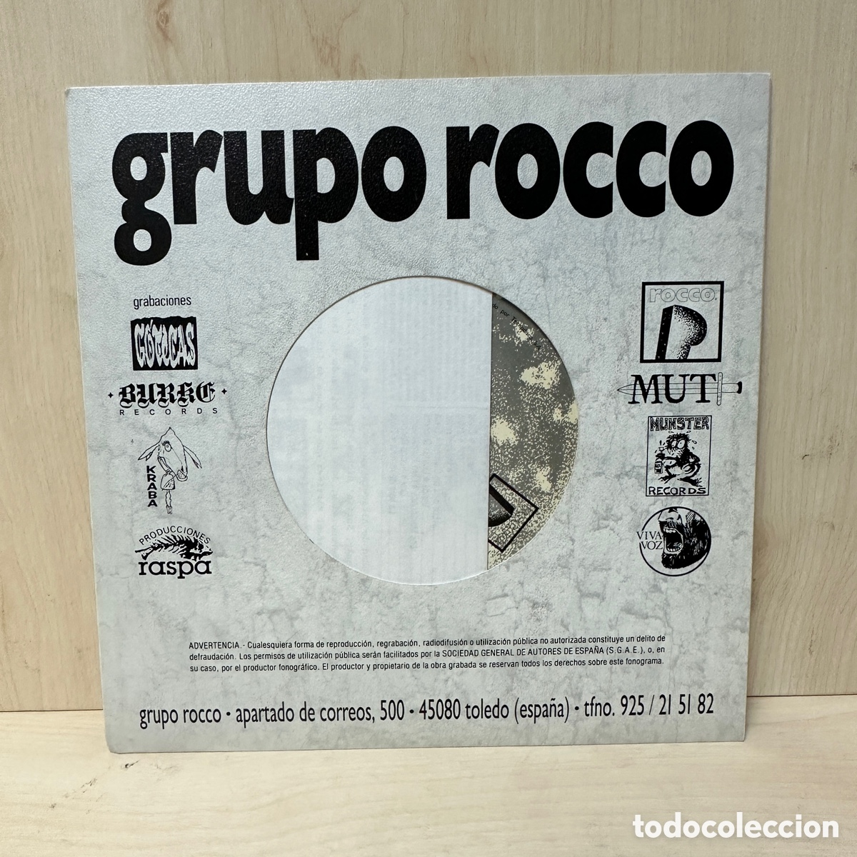 Discos de vinilo: Dox - El Manco (7&rdquo;, S/Sided) - Foto 2