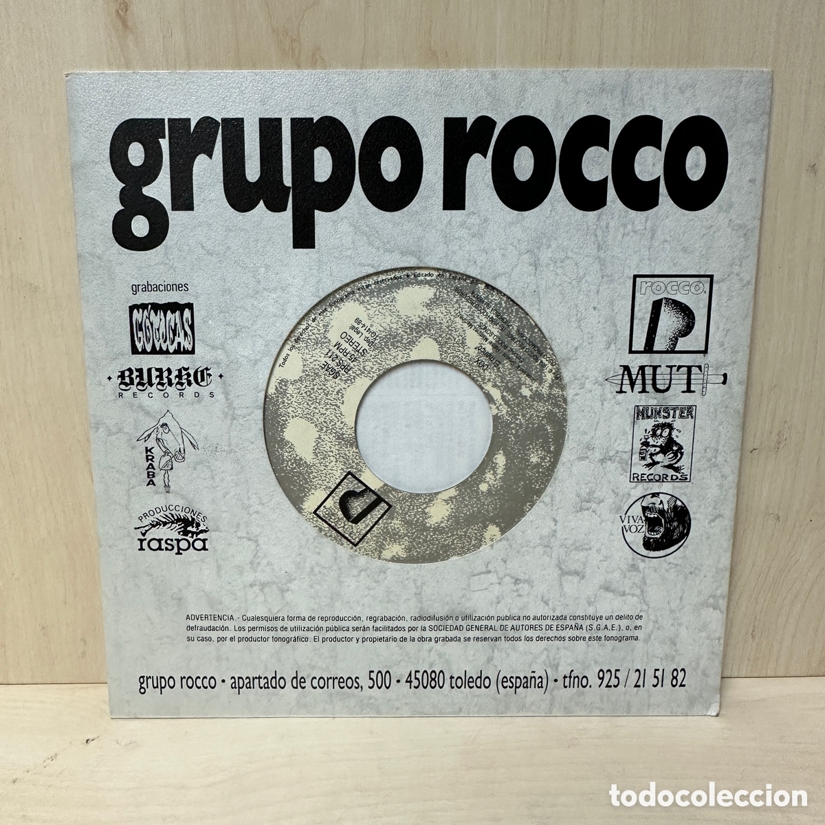Discos de vinilo: Dox - El Manco (7&rdquo;, S/Sided) - Foto 1