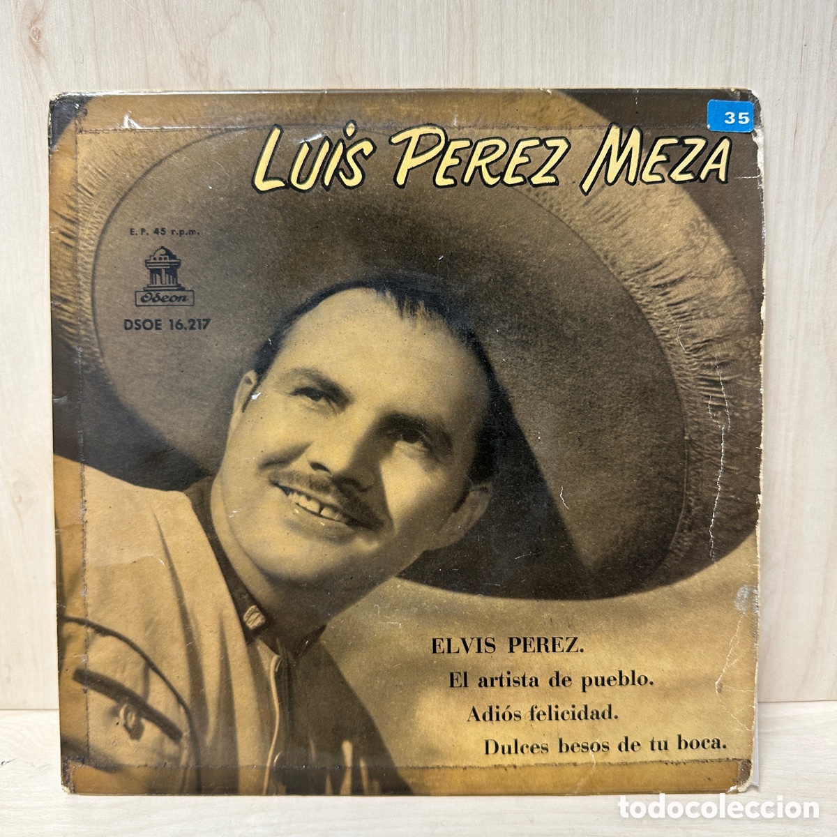 Discos de vinilo: Luis Perez Meza - Elvis Perez (7&rdquo;, EP) - Foto 1