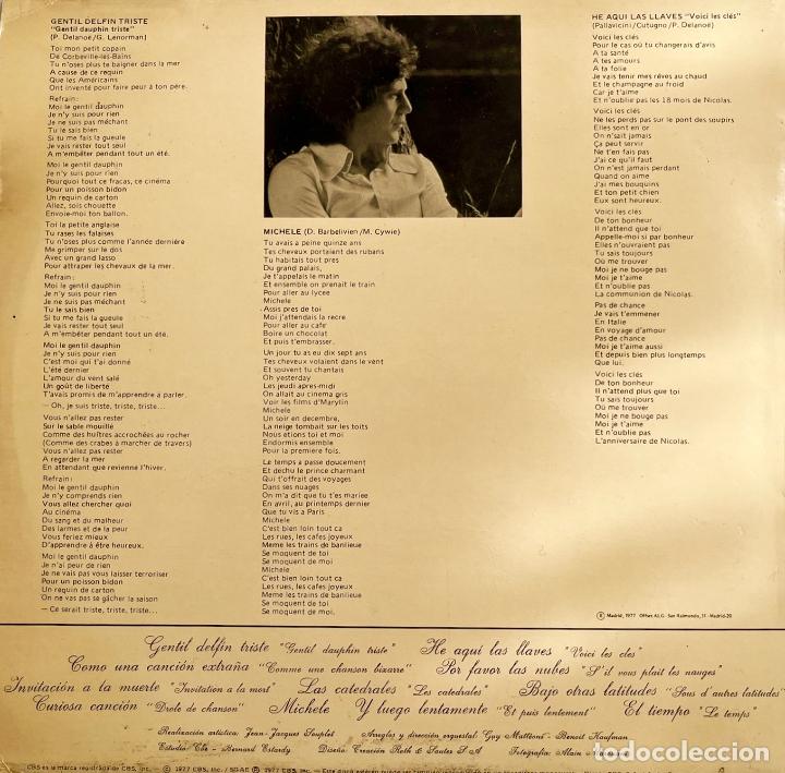 Discos de vinilo: GERARD LENORMAN, MICHELE. LP ORIGINAL ESPA&Ntilde;A 1977 - Foto 2