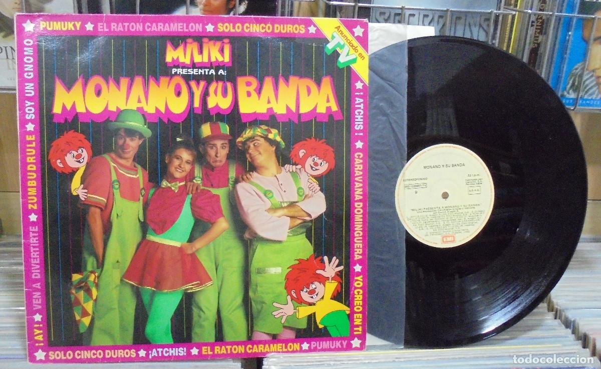 Discos de vinilo: Miliki presenta a: Monano y su banda -- LP - Foto 1