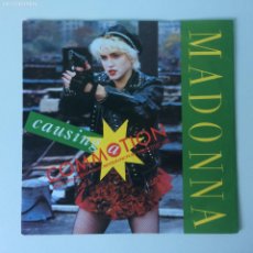 Discos de vinilo: MADONNA ‎– CAUSING A COMMOTION (SINGLE SCREEN SINGLE MIX) / JIMMY, JIMMY , GERMANY 1987 SIRE