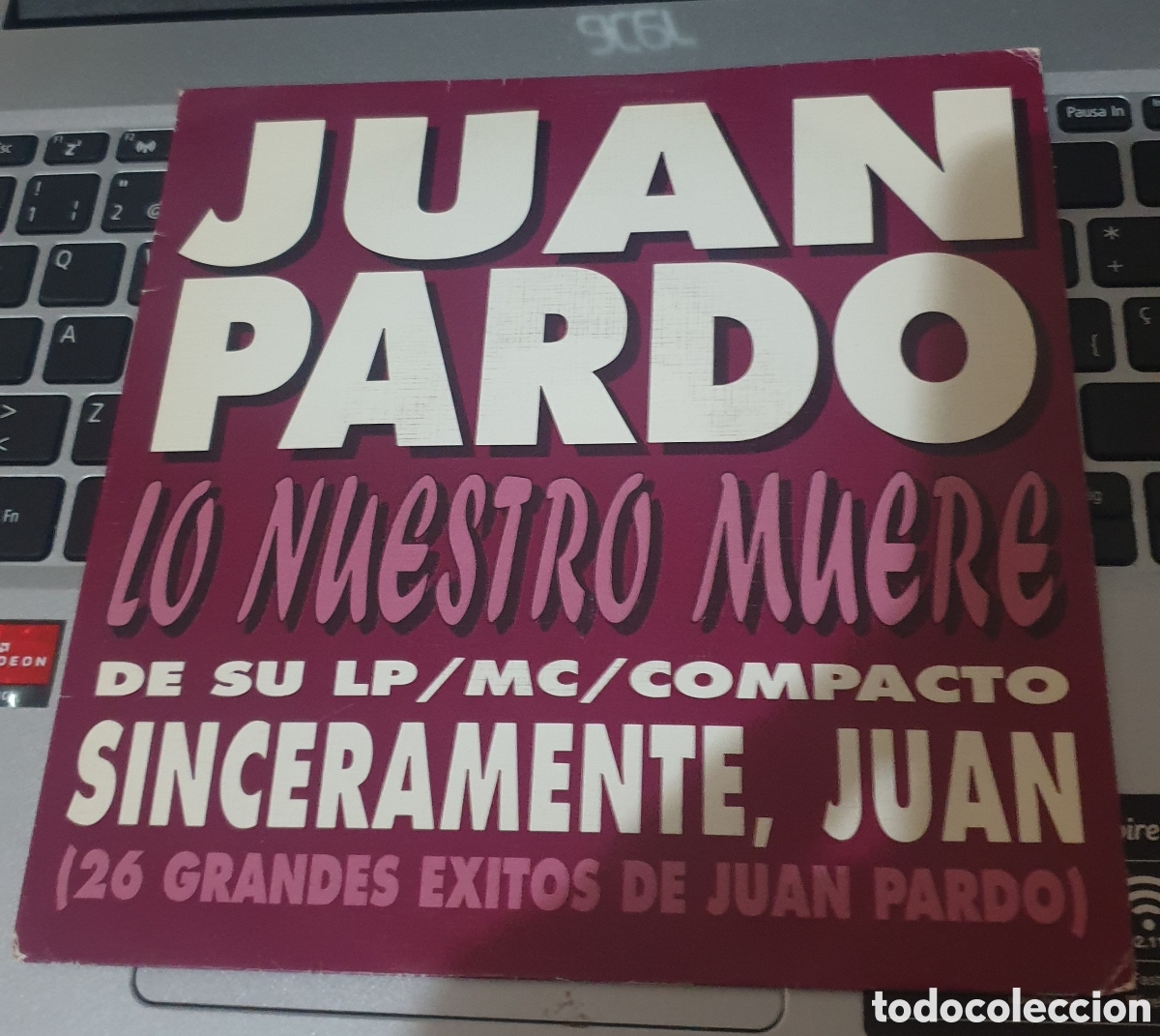 Discos de vinilo: Juan Pardo - lo nuestro muere - Foto 1