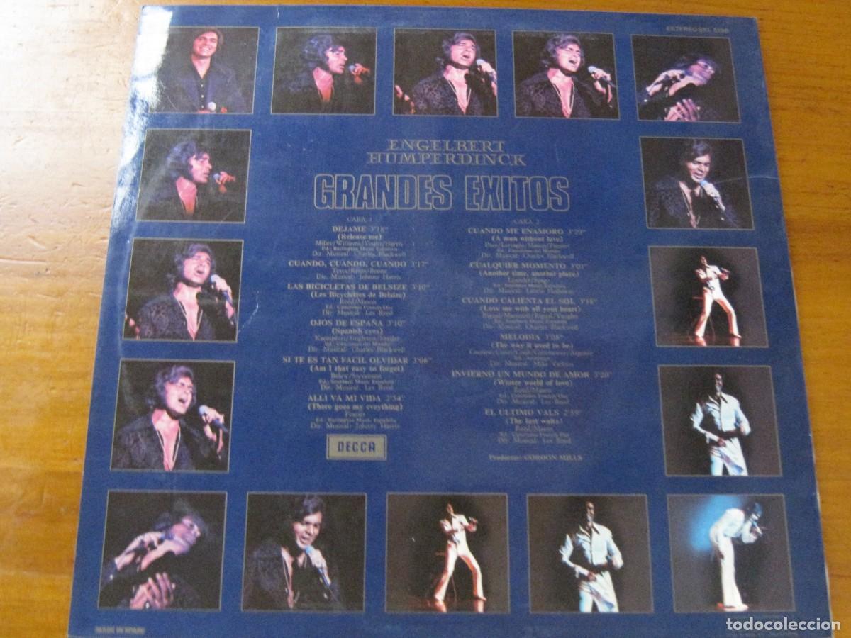 Discos de vinilo: ENGELBERT HUMPERDINCK - HIS GREATEST HITS/GRANDES EXITOS.PEDIDO M&Iacute;NIMO 10&euro;. - Foto 4