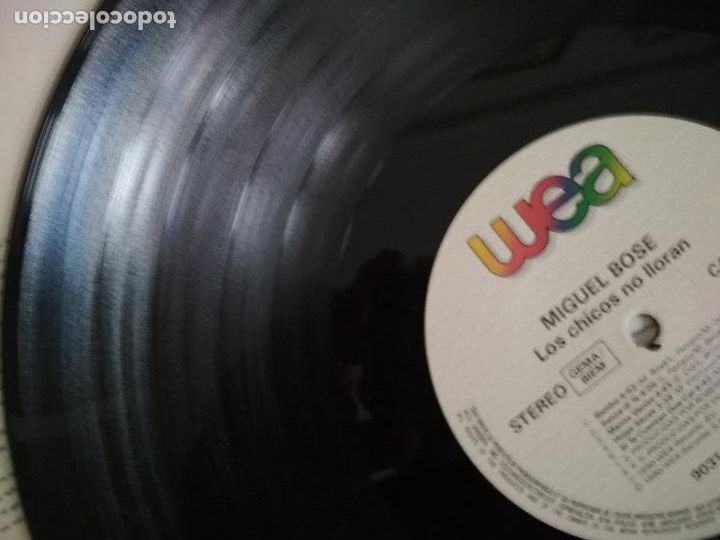 Discos de vinilo: Miguel Bos&eacute; &lrm;&ndash; Los Chicos No Lloran 1990 - Foto 2
