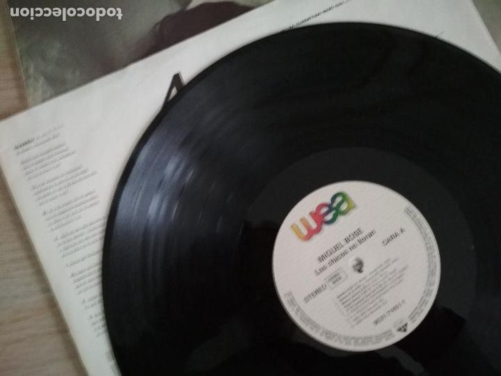 Discos de vinilo: Miguel Bos&eacute; &lrm;&ndash; Los Chicos No Lloran 1990 - Foto 5