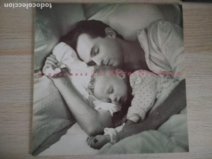 Discos de vinilo: Miguel Bos&eacute; &lrm;&ndash; Los Chicos No Lloran 1990 - Foto 1