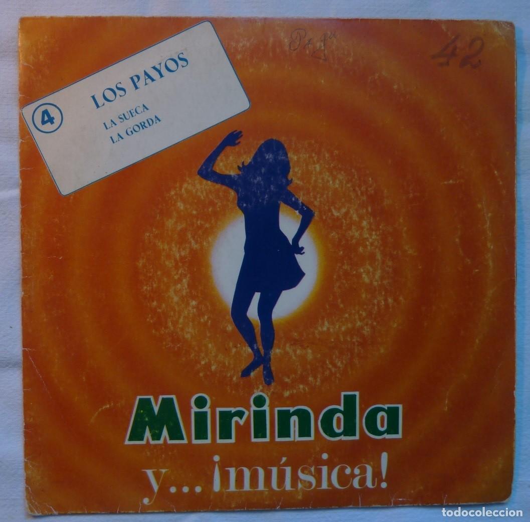 Discos de vinilo: LOS PAYOS // LA SUECA // MIRINDA &ordm;4 // 1969 // SINGLE - Foto 1