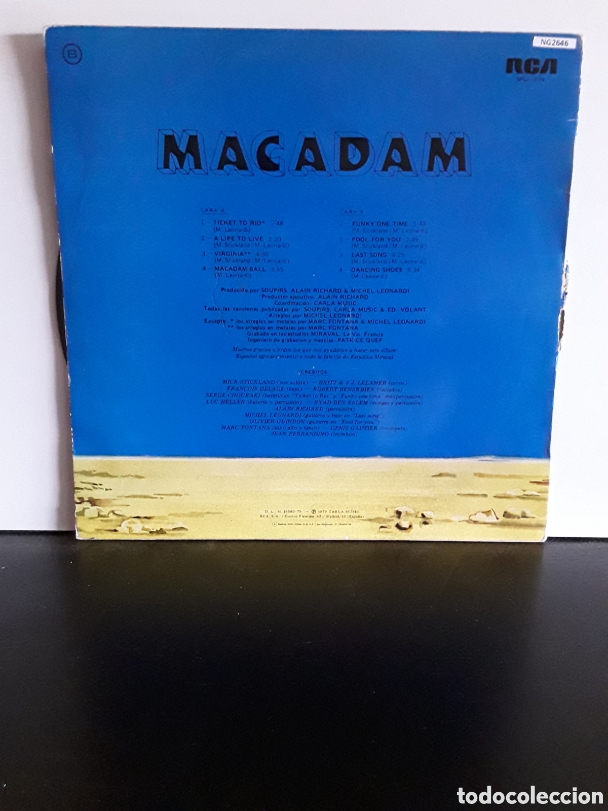 Discos de vinilo: Macadam &lrm;&ndash; Ticket To Rio - Foto 2