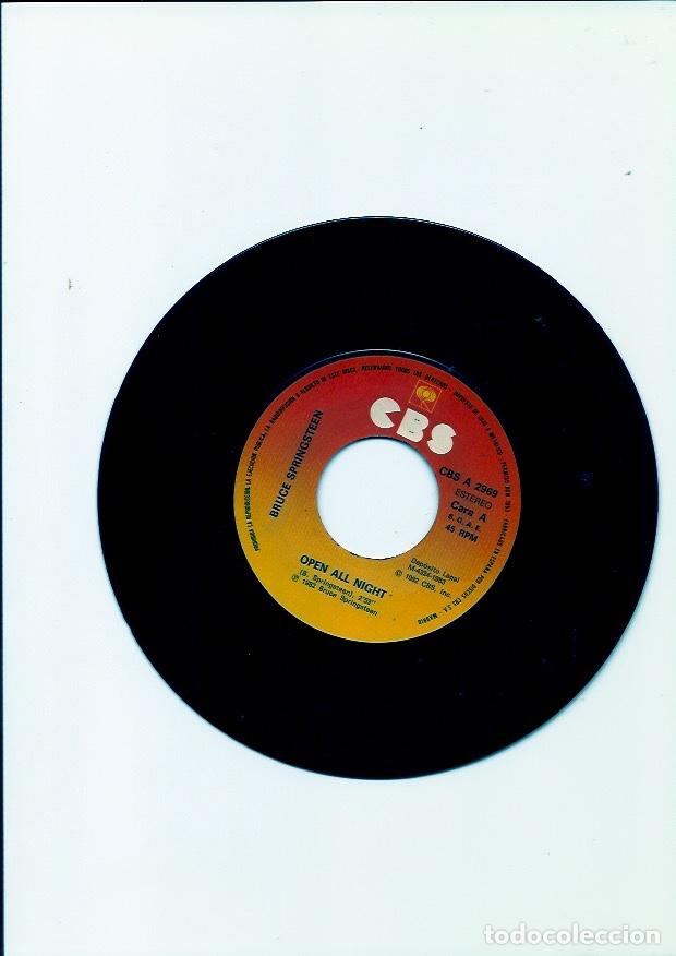 Discos de vinilo: BRUCE SPRINGSTEEN. Open all night. The big payback. (vinilo single 1983) - Foto 3