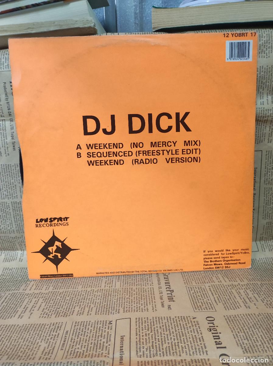 Discos de vinilo: Dick &ndash; Weekend (No Mercy Mix) - Foto 2