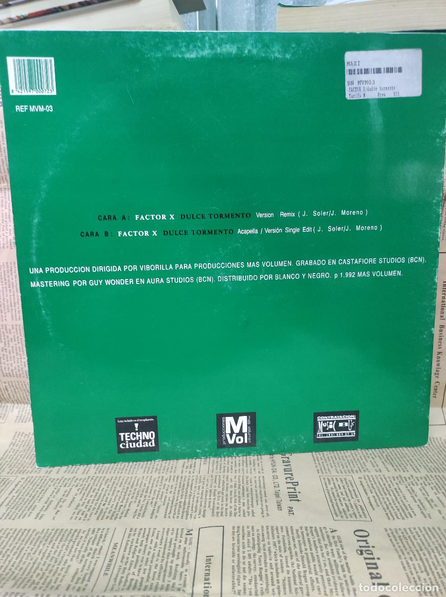 Discos de vinilo: Factor X &ndash; Dulce Tormento - Foto 2