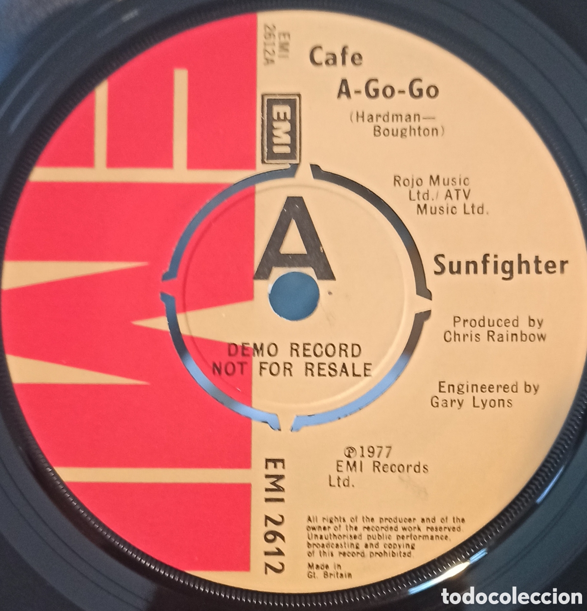 Discos de vinilo: Sunfighter &ndash; Cafe A-Go-Go (Promo) - Foto 1