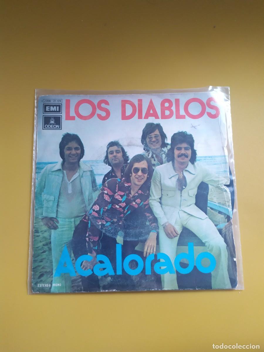 Discos de vinilo: Los Diablos - Acalorado / Cuarto de estar 1974 - Foto 1