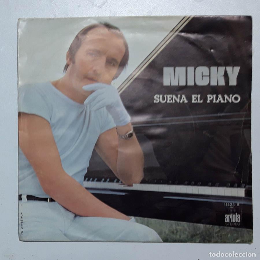 Discos de vinilo: Micky, Suena el pian, Es bonito estar de vuelta - Foto 1
