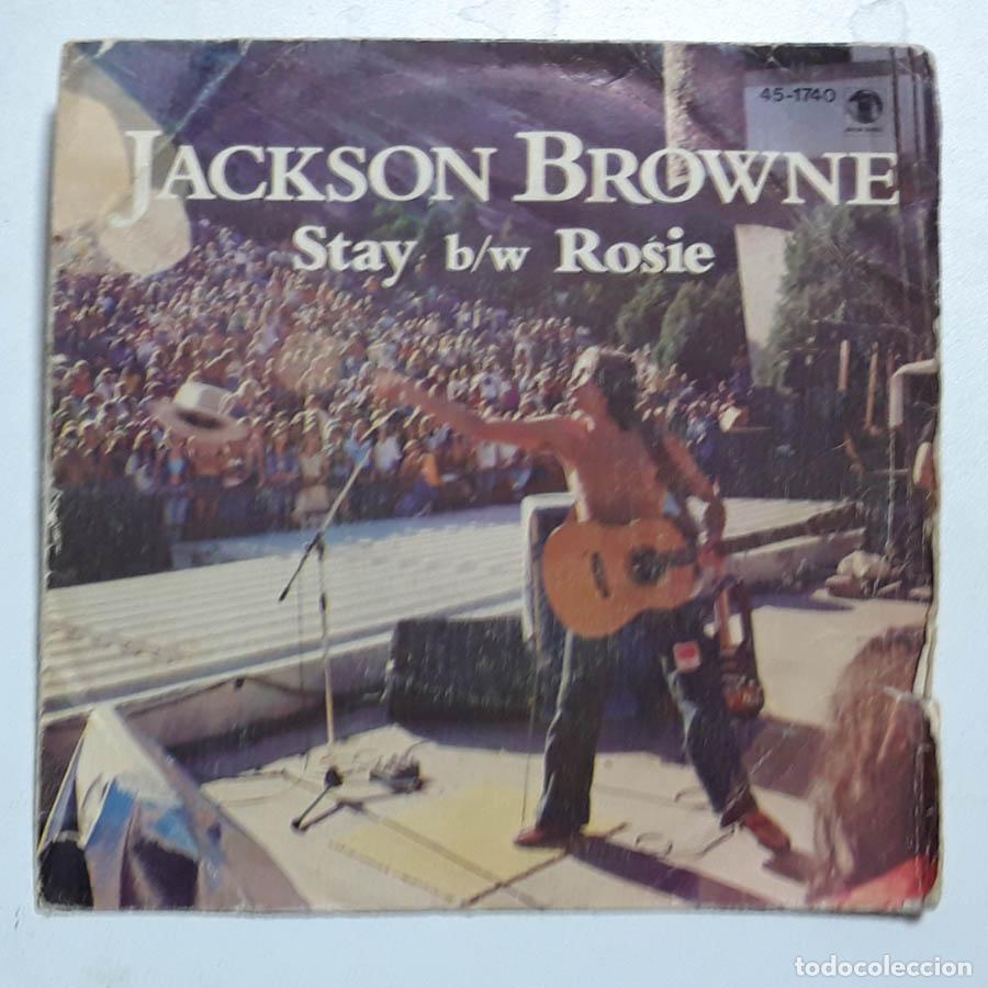 Discos de vinilo: JACKSON BROWNE, STAY B-W ROSIE - Foto 1