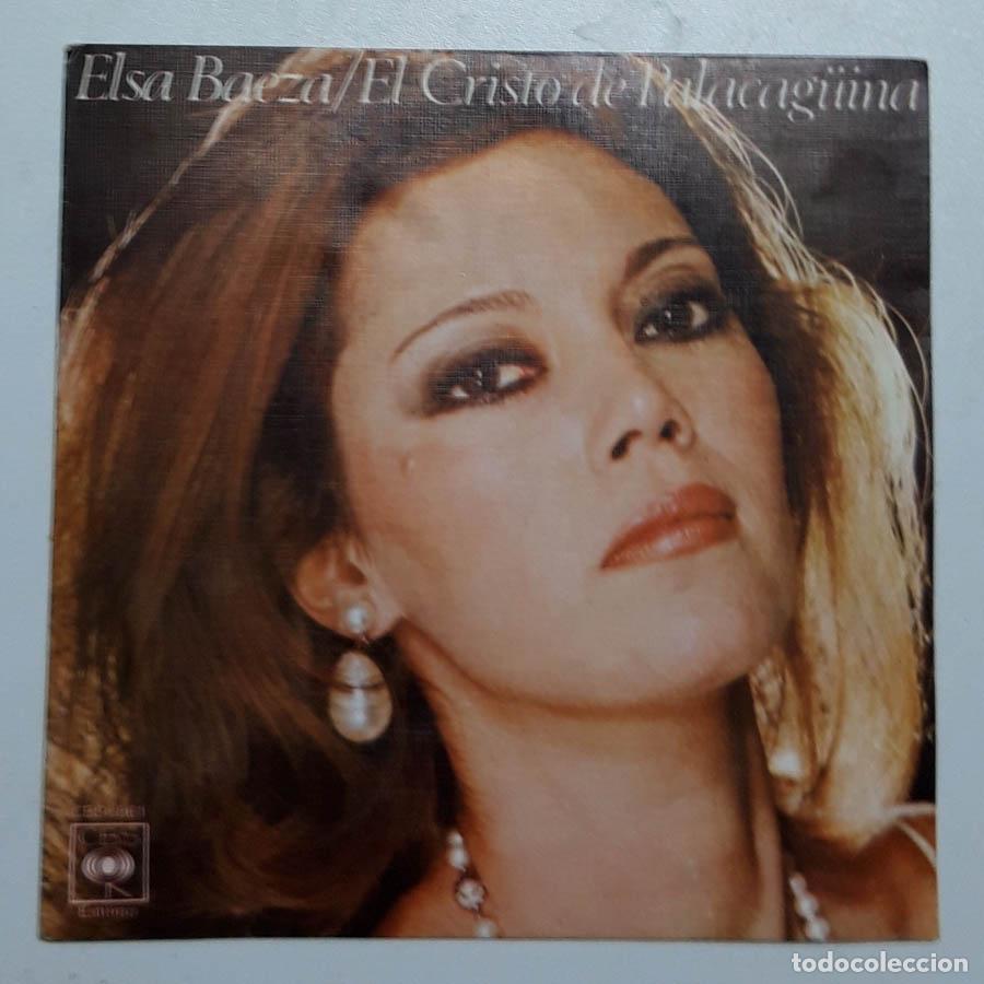 Discos de vinilo: SINGLE - ELSA BAEZA - EL CRISTO DE PALAG&Uuml;INA - Foto 1