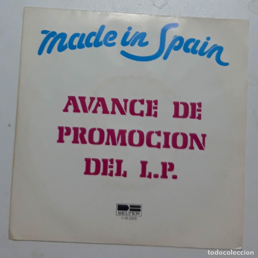 Discos de vinilo: Made in Spain, Avance de promocion del lp - Foto 1