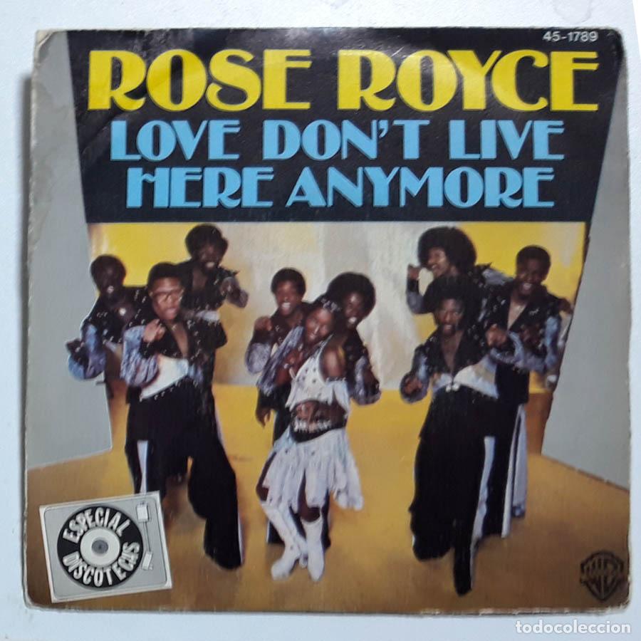Discos de vinilo: ROSE ROYCE, LOVE DONT LIVE HERE ANYMORE - Foto 1