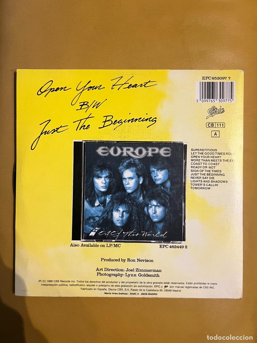 Discos de vinilo: Europe &lrm;&ndash; Open Your Heart - Foto 2