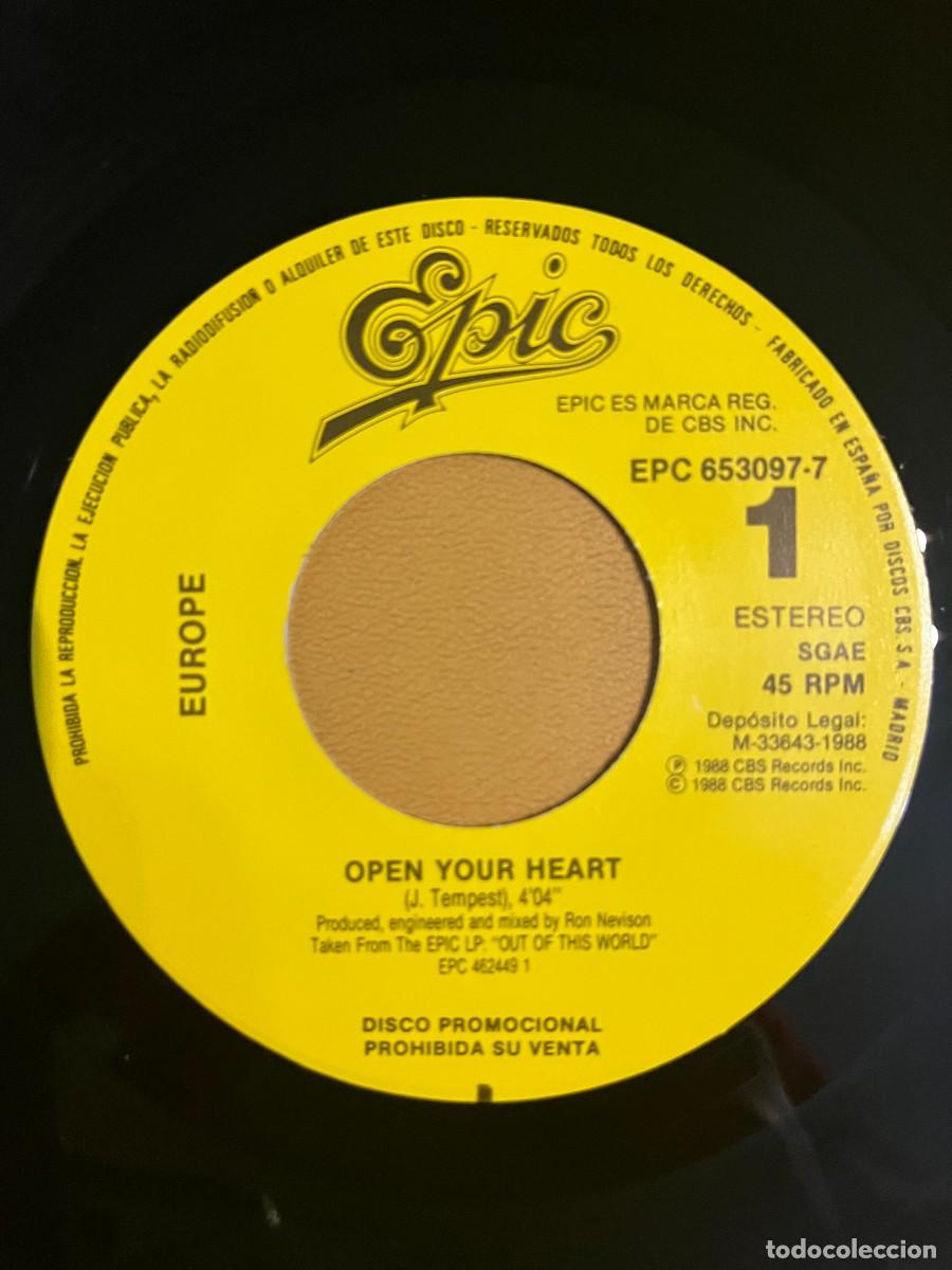 Discos de vinilo: Europe &lrm;&ndash; Open Your Heart - Foto 3