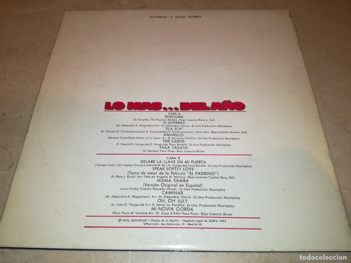 Discos de vinilo: LO MAS... DEL A&Ntilde;O-GATEFOLD-ORIGINAL 1972 - Foto 2