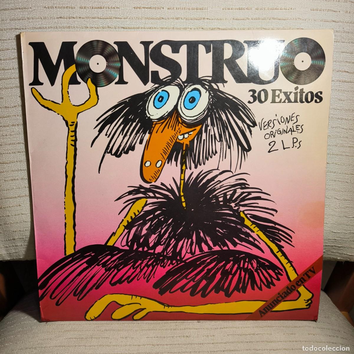 Discos de vinilo: MONSTRUO 30 EXITOS VINILO COMPILATION, 2 X LP POLYSTAR 1983 ESPA&Ntilde;A [[ VG+ CONDITION ]] - Foto 1