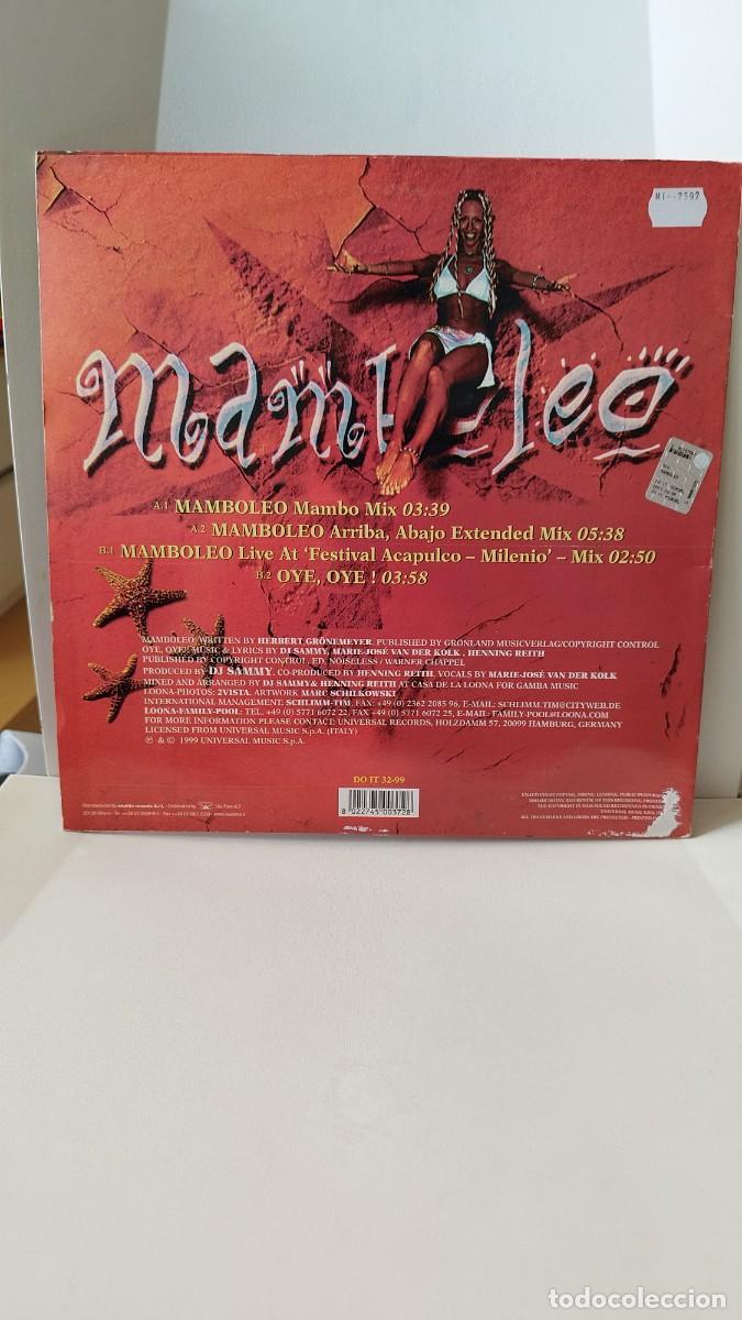 Discos de vinilo: Loona,Mamboleo.Vinill Maxi Single - Foto 4
