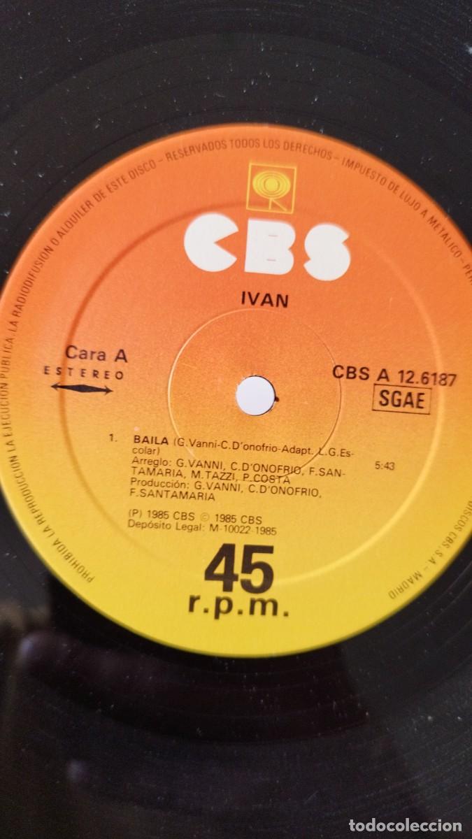 Discos de vinilo: Iv&aacute;n,Baila.Vinilo Lp Synth-Pop electrnica - Foto 3