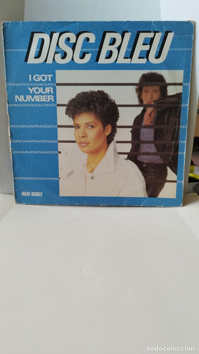 Discos de vinilo: DISC BLEU I GOT YOUR NUMBER.Vinilo Maxi Single - Foto 1