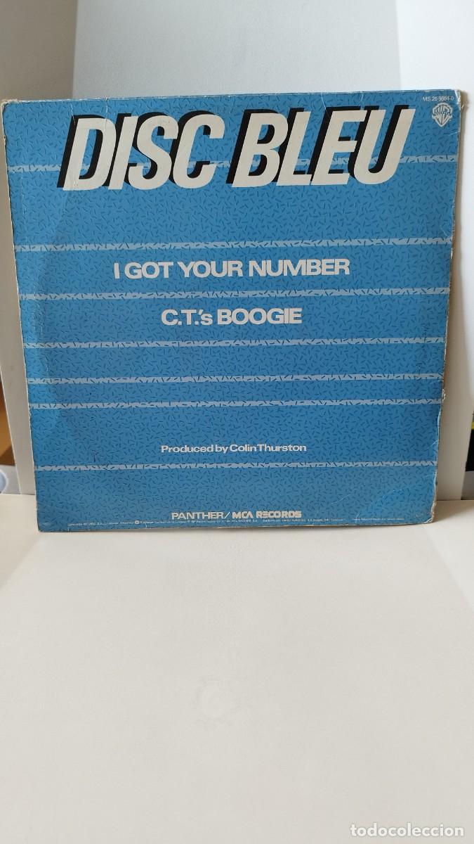 Discos de vinilo: DISC BLEU I GOT YOUR NUMBER.Vinilo Maxi Single - Foto 7