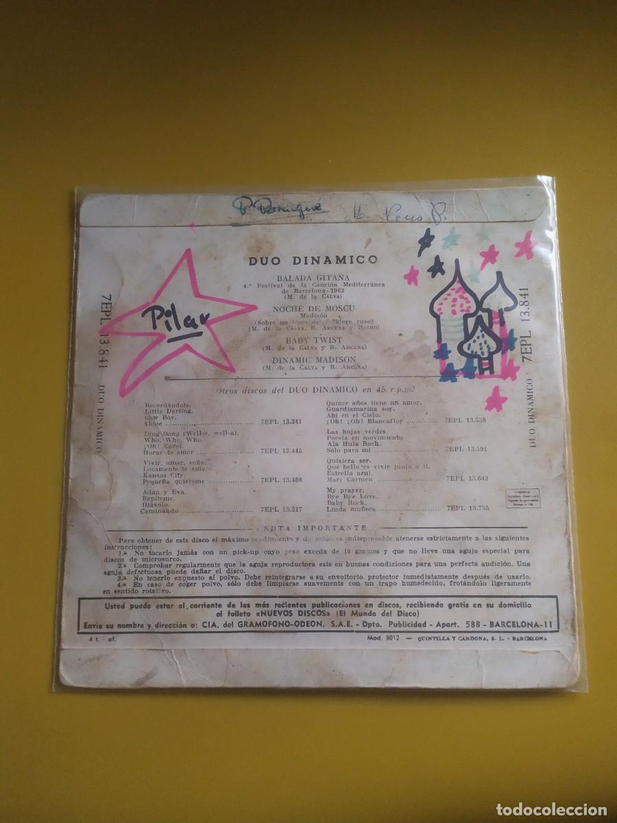 Discos de vinilo: D&uacute;o Din&aacute;mico - Balada gitana EP - Foto 2