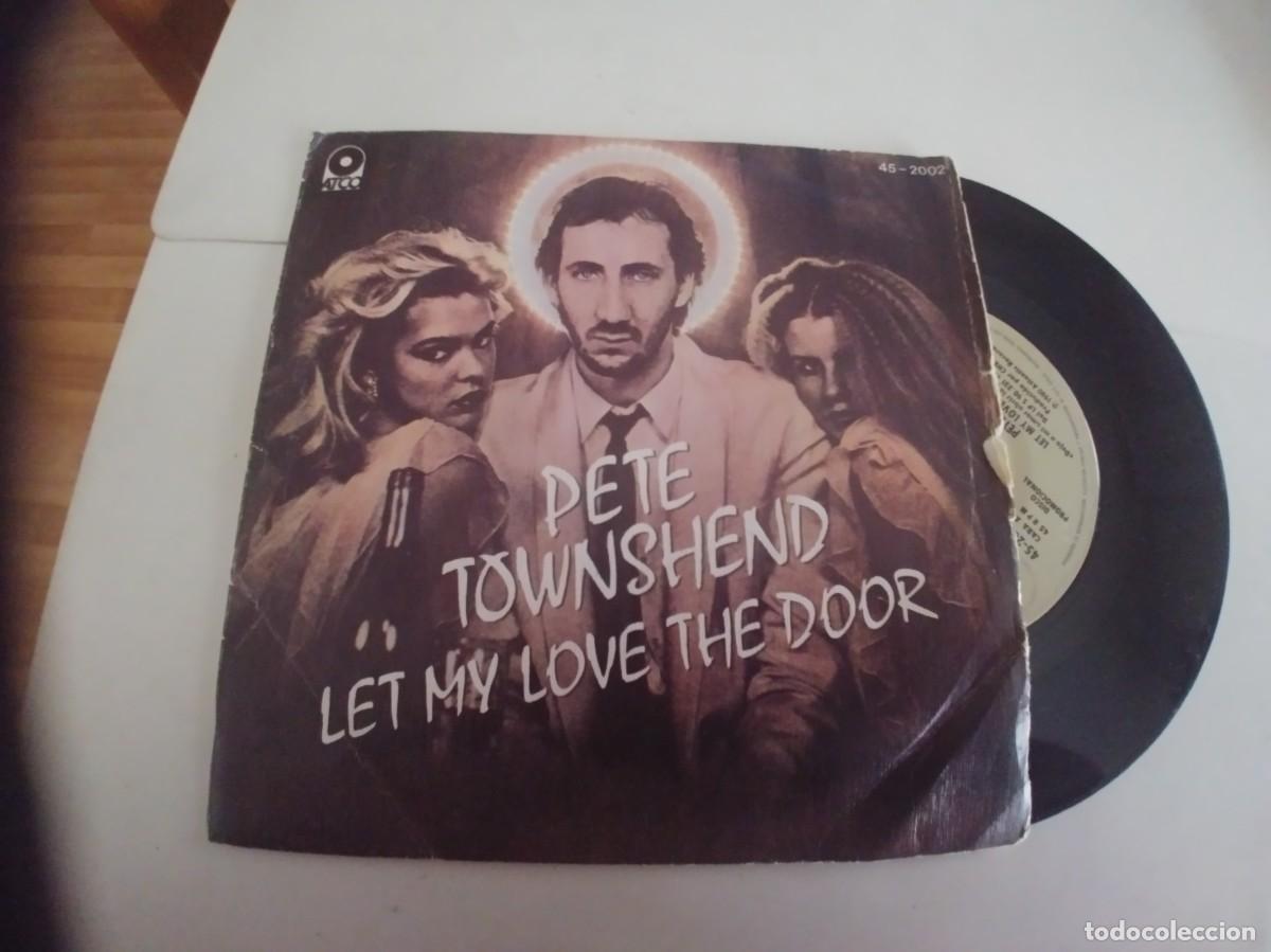 Vinyl records: PETER TOWNSHEND-SINGLE LET MY LOVE THE DOOR