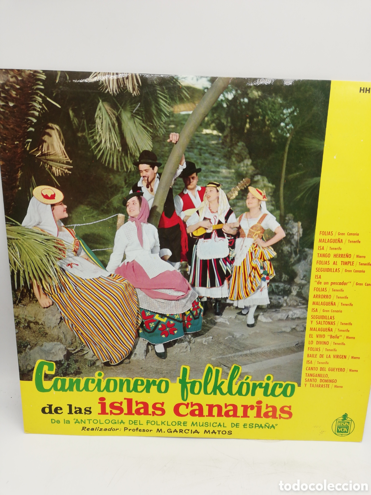 Discos de vinilo: Cancionero Folkl&oacute;rico de las Islas Canarias. - Foto 1