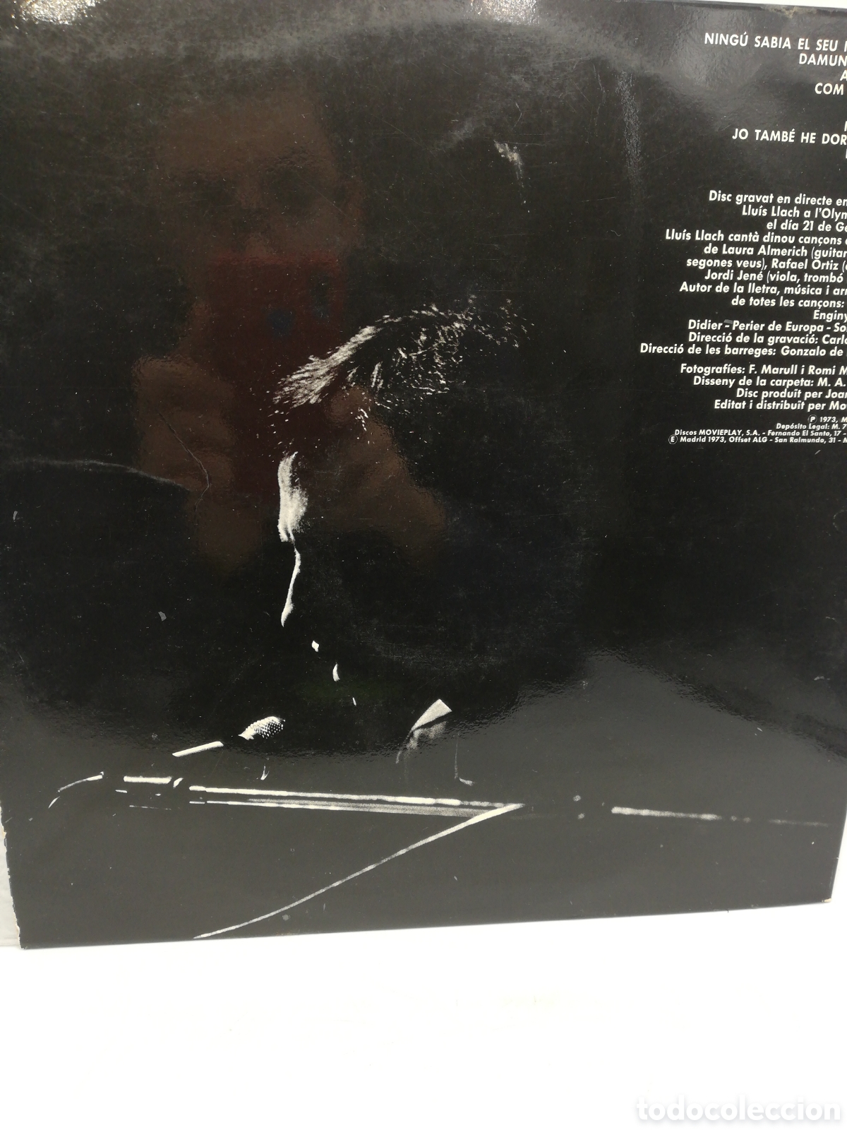 Discos de vinilo: Disco de vinilo. LLUIS LLACH A LOLYMPIA. - Foto 2