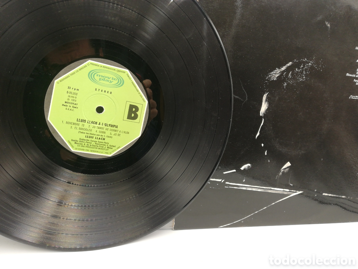 Discos de vinilo: Disco de vinilo. LLUIS LLACH A LOLYMPIA. - Foto 5
