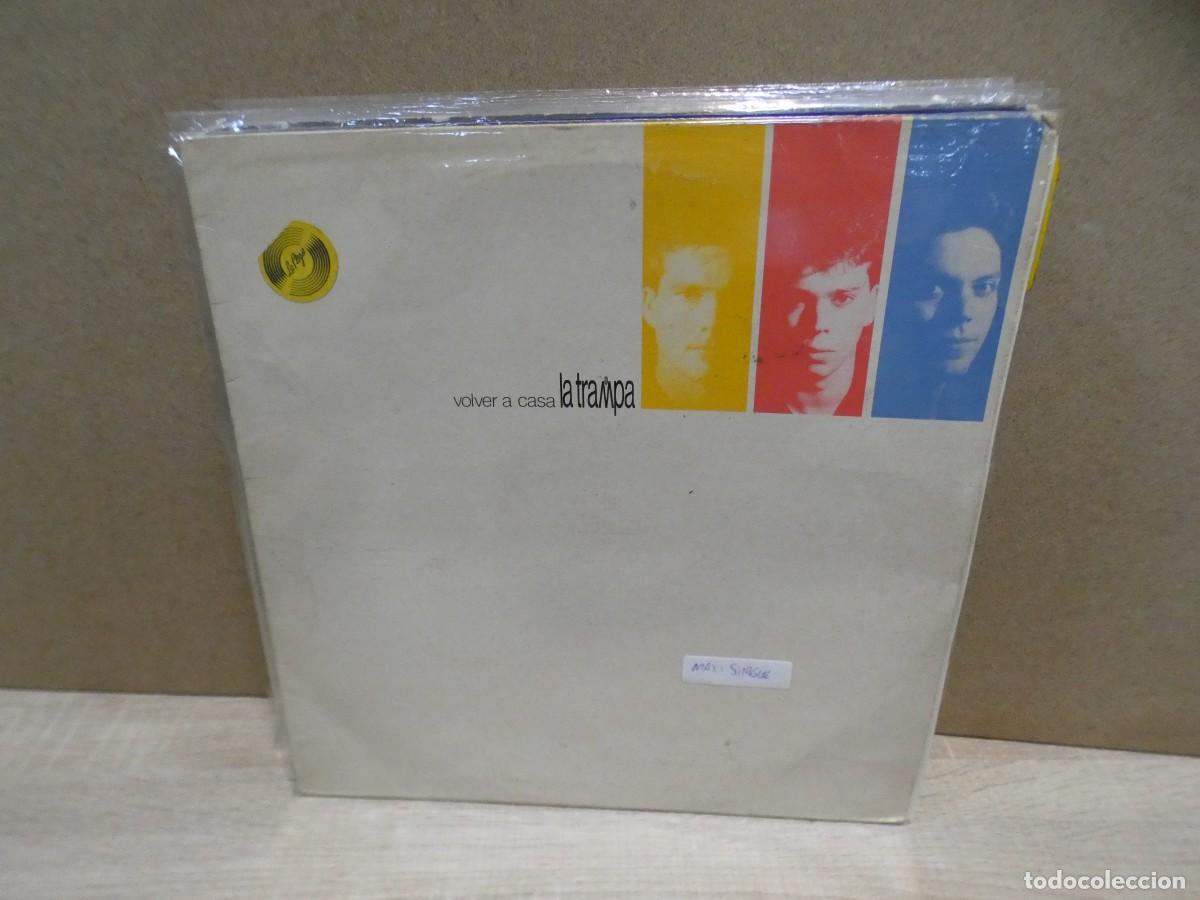 Disques de vinyle: ARKANSAS1980 EXP124 vinilo bastante usado aun reproducible LA TRAMPA VOLVER A CASA MAXI SINGLE