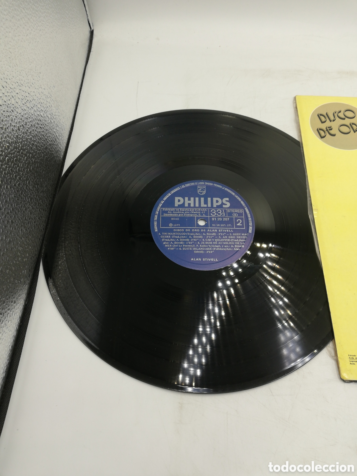 Discos de vinilo: Disco de Vinilo LP. Alan Stivel. Disco de Oro. Philips. 1977. - Foto 5