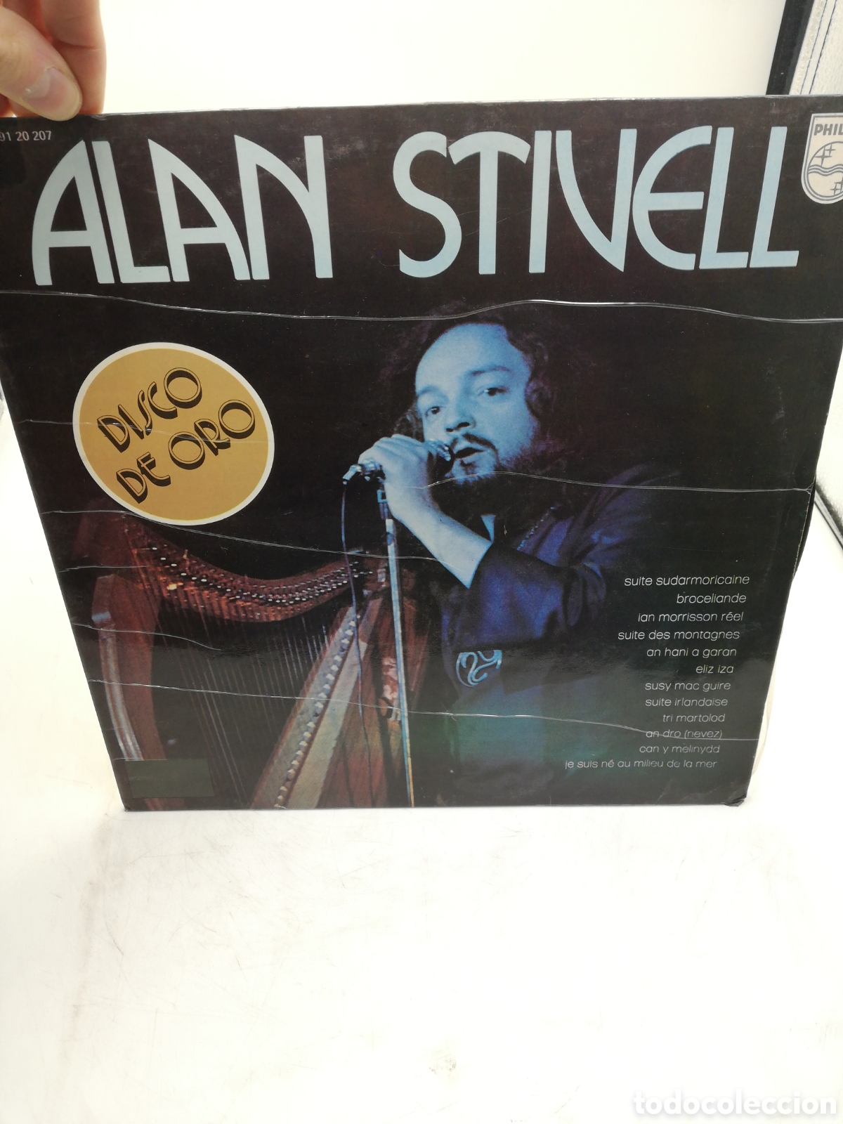 Discos de vinilo: Disco de Vinilo LP. Alan Stivel. Disco de Oro. Philips. 1977. - Foto 1