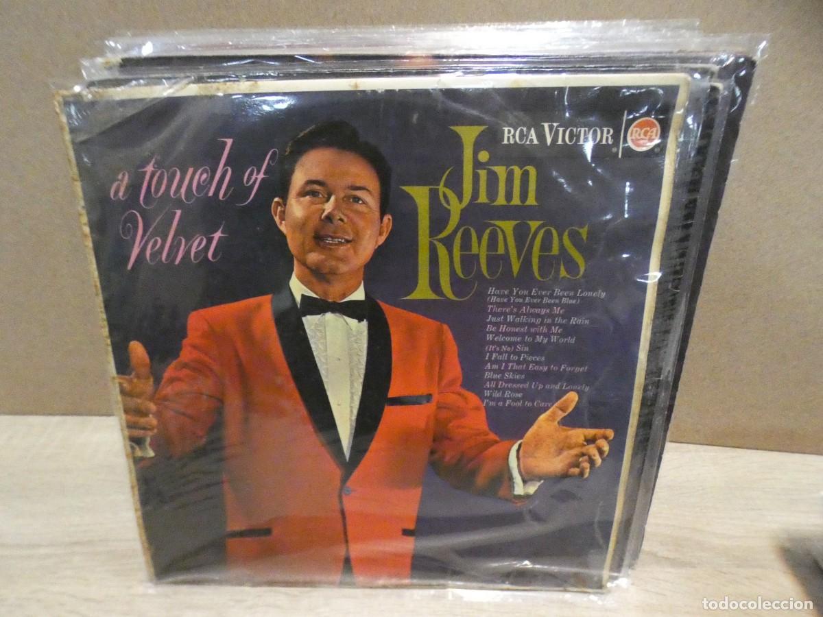 Dischi in vinile: ARKANSAS1980 EXP124 vinilo bastante usado aun reproducible JIM REEVES A TOUCH OF VELVET
