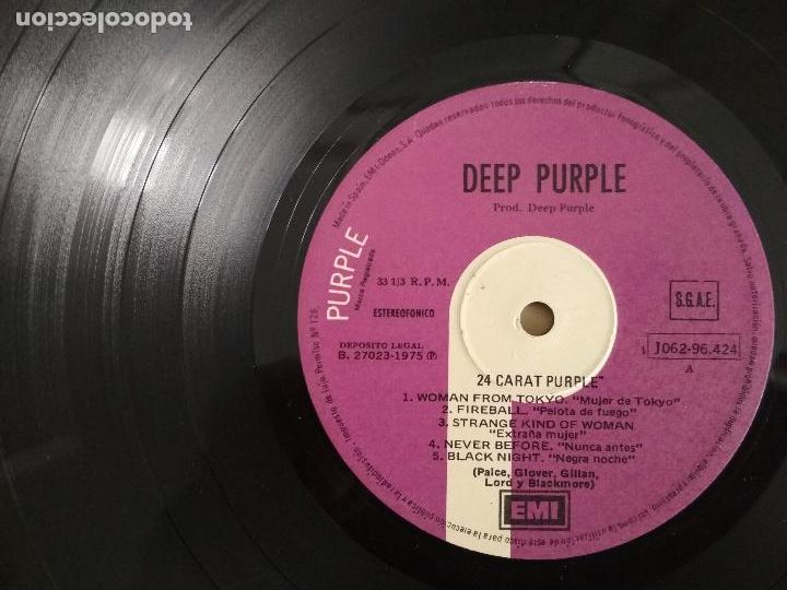 Discos de vinilo: 24 carat purple,estereo - Foto 4