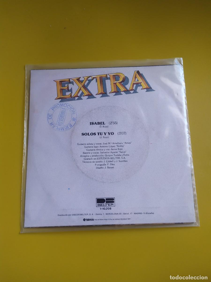 Discos de vinilo: Extra - Isabel / Solos tu y yo 1982 - Foto 2