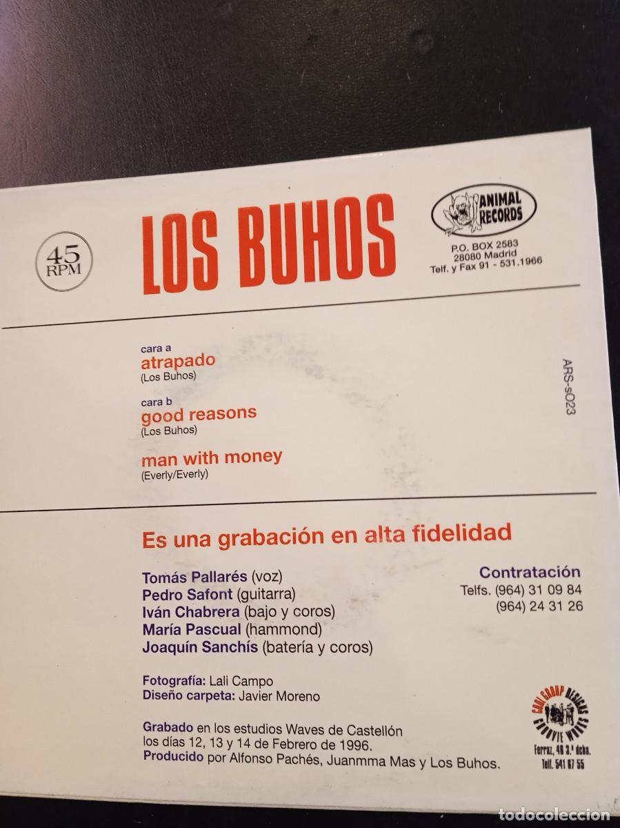 Discos de vinilo: LOS BUHOS- ATRAPADO. EP - Foto 2