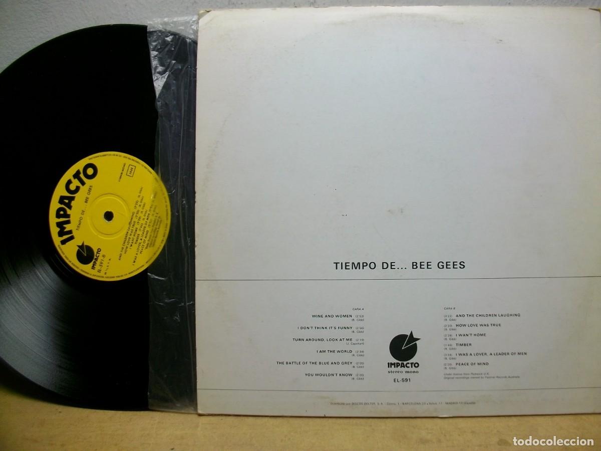 Discos de vinilo: Bee Gees &ndash; Tiempo De... Bee Gees LP - Foto 2